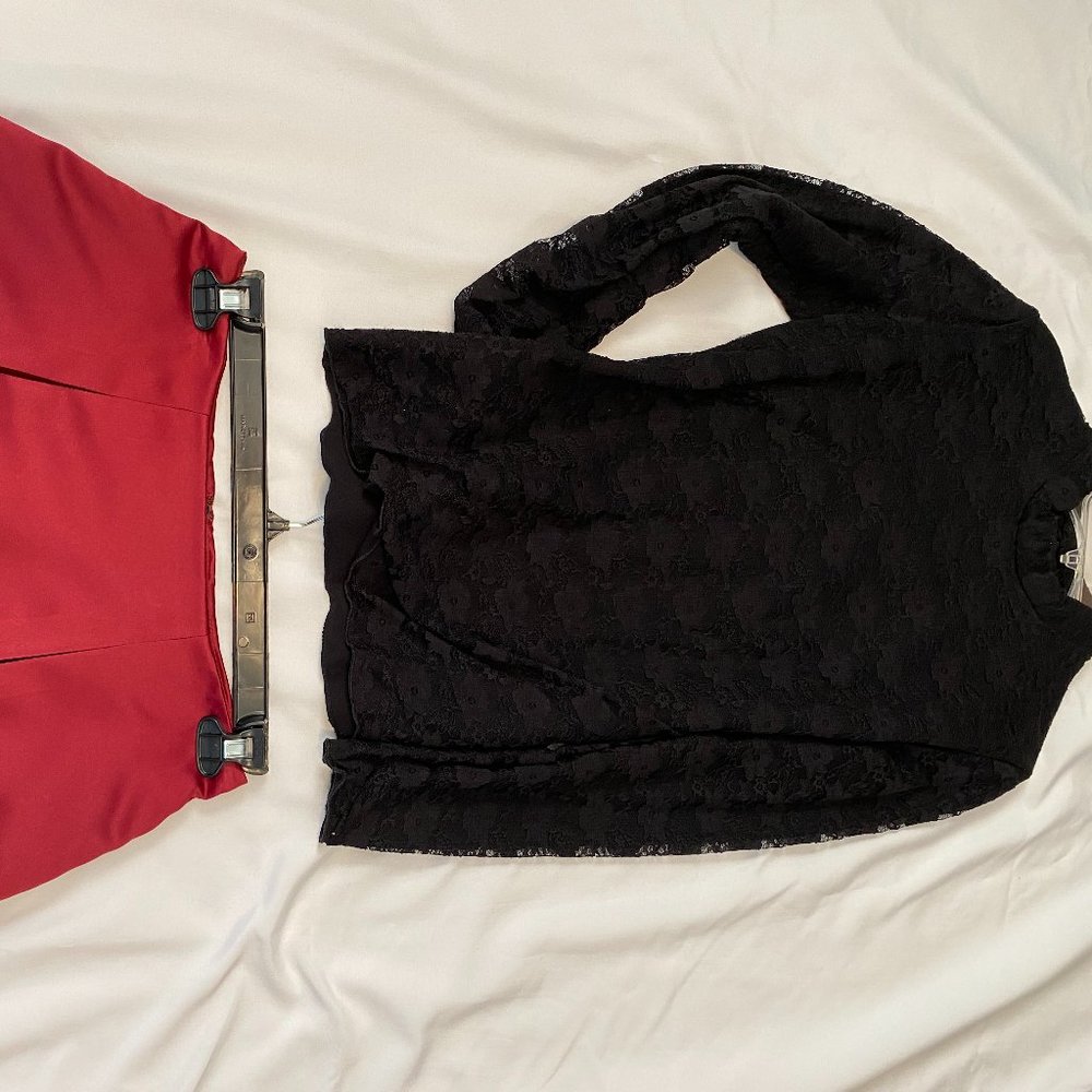 top and skirt